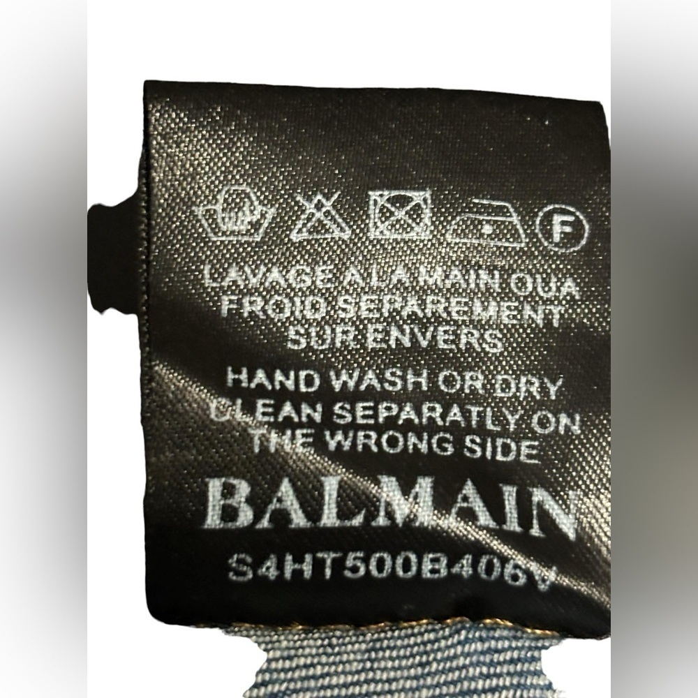 Balmain denim skirt size medium - Picture 10 of 10